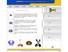 Tablet Screenshot of domitec.com.br